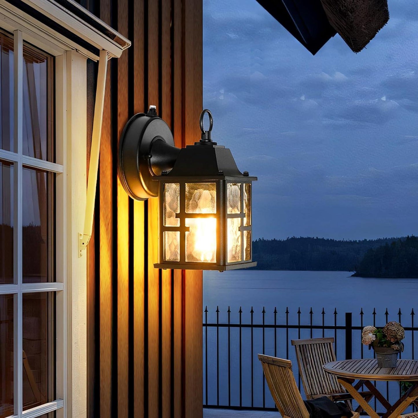 Outdoor Wall Lights 1-2-3Pack Dusk to Dawn Porch Fixtures Wall Mounted - okeli lights