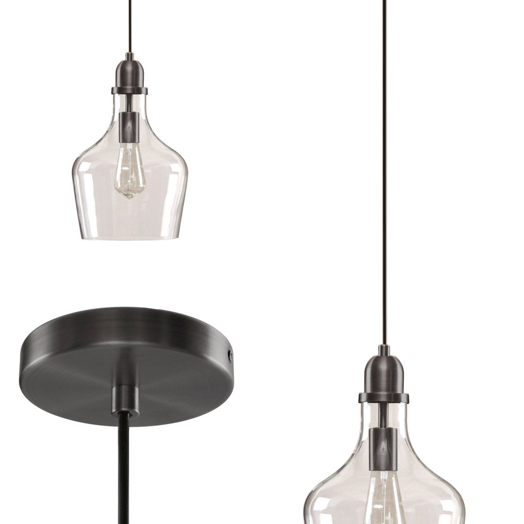 Auburn Bell Shaped Glass Classic Pendant Lights - okeli lights