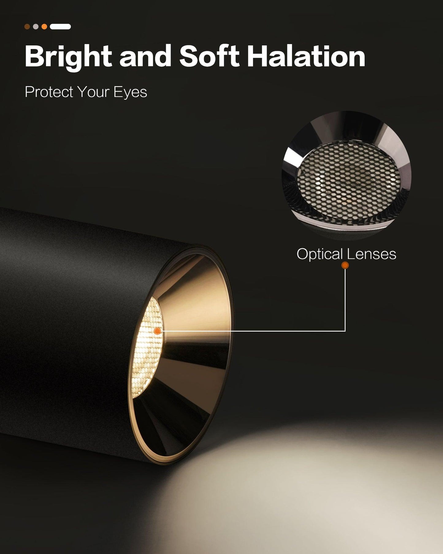 OKELI Flush Mount Modern LED Matte Black Cylinder Down Ceiling Light Fixtures 1-3-Pack - okeli lights