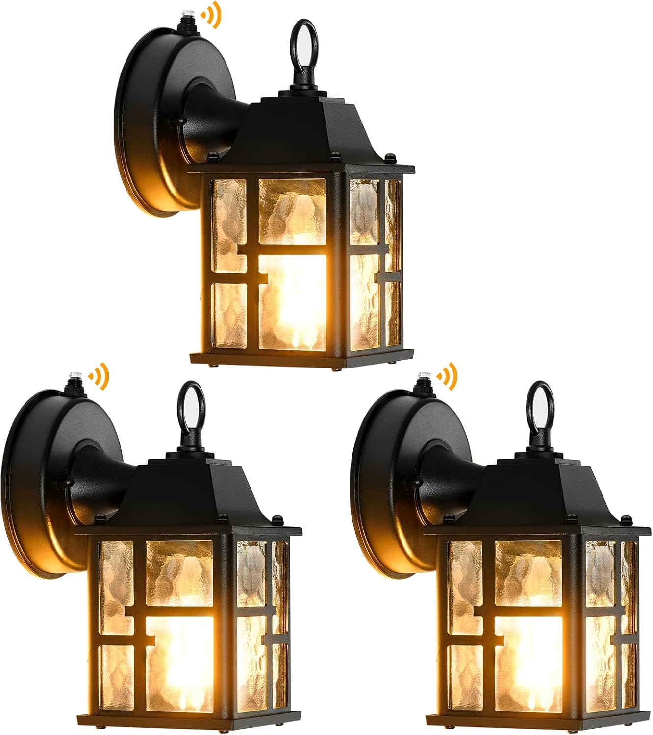 Outdoor Wall Lights 1-2-3Pack Dusk to Dawn Porch Fixtures Wall Mounted - okeli lights
