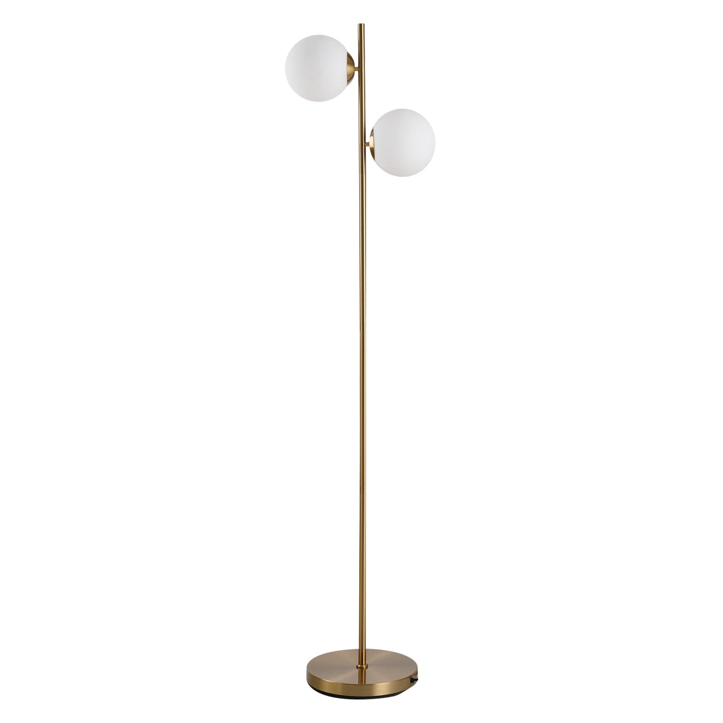 Floor Lamp Glass Light Shade Modern Classic Portable Decorative Lighting White - okeli lights