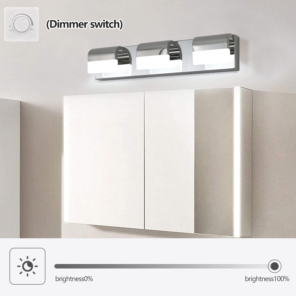 Bathroom Vanity Lighting 3-4-5-6-Light LED Over Mirror Bath Wall Lighting - okeli lights