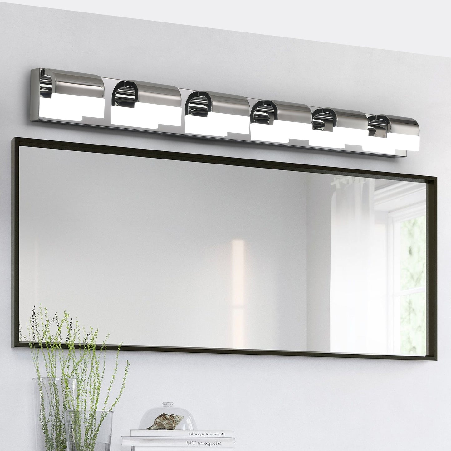 Bathroom Vanity Lighting 3-4-5-6-Light LED Over Mirror Bath Wall Lighting - okeli lights