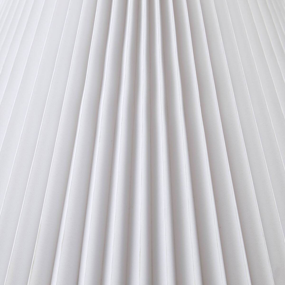 Textured Ceramic Table Lamp with Fluted Fabric Shade White - okeli lights