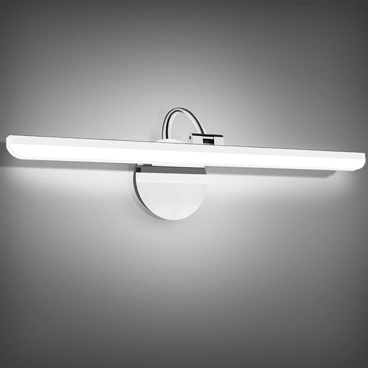 Bathroom Light Fixtures 180°Rotatable Dimmable LED Vanity Light Stainless Steel - okeli lights