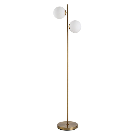 Floor Lamp Glass Light Shade Modern Classic Portable Decorative Lighting White - okeli lights