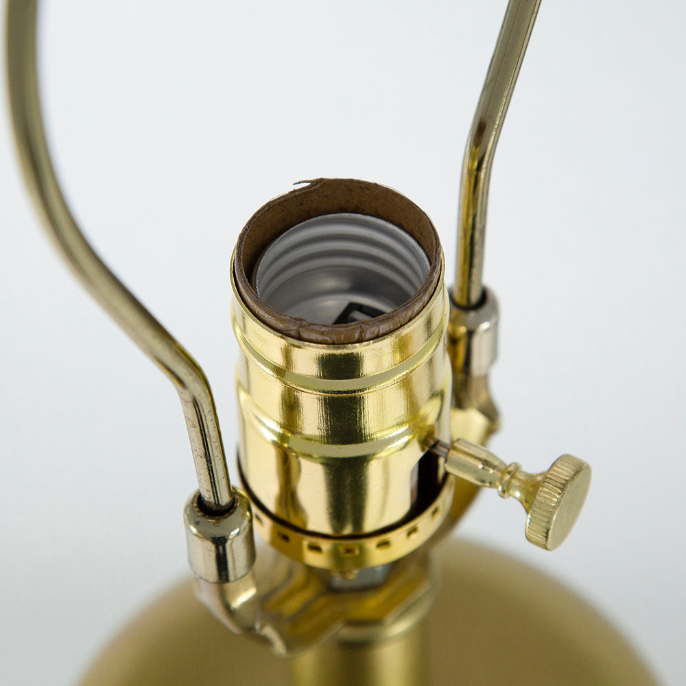 Gold and Black Table Lamp with Contemporary Classic Disc Design - okeli lights