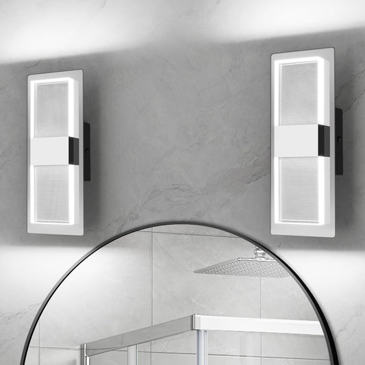 LED Wall Mounted Light Modern Indoor Dimmable Wall Light Fixture 2-pack - okeli lights