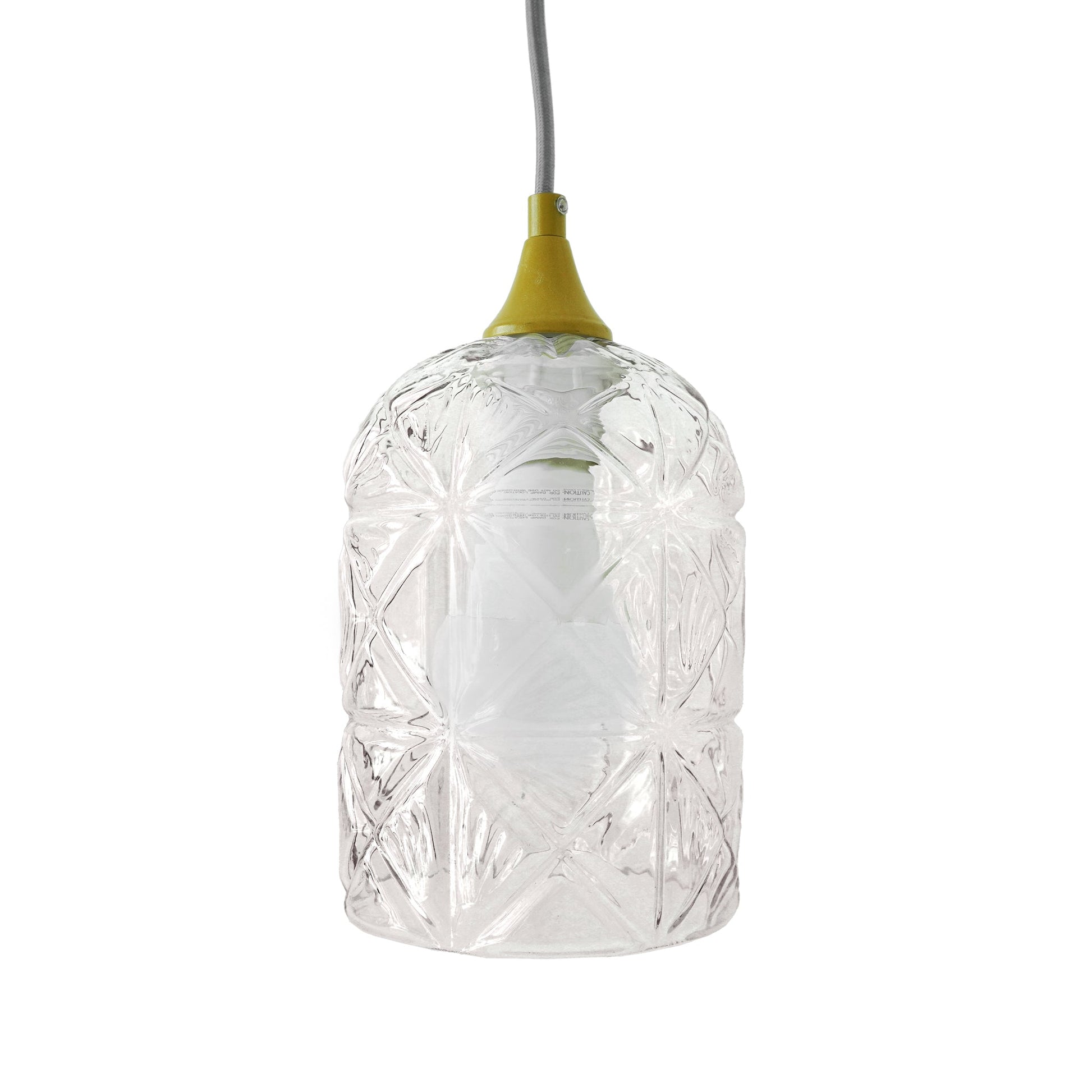 Mid-Century Modern Classic Design Pendant Lamp Gold and Clear - okeli lights