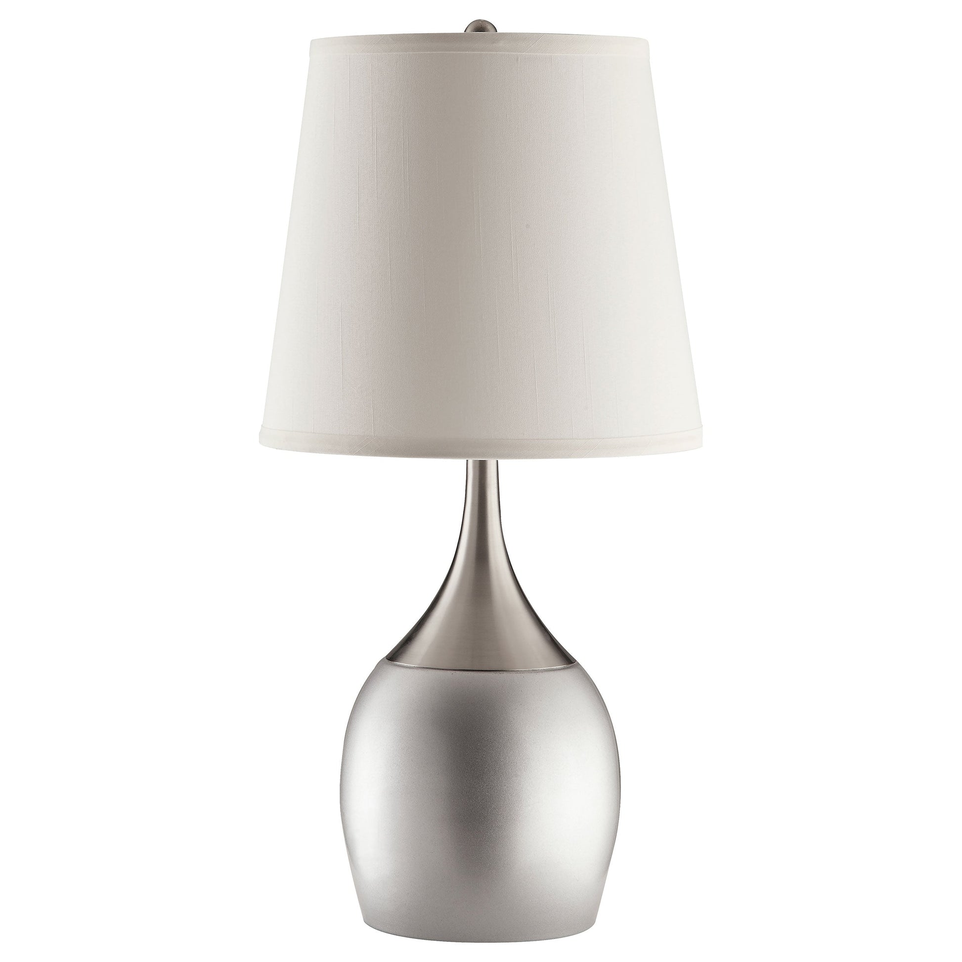 Droplet Silver Empire Shade Urn Table Lamp 2Pack - okeli lights